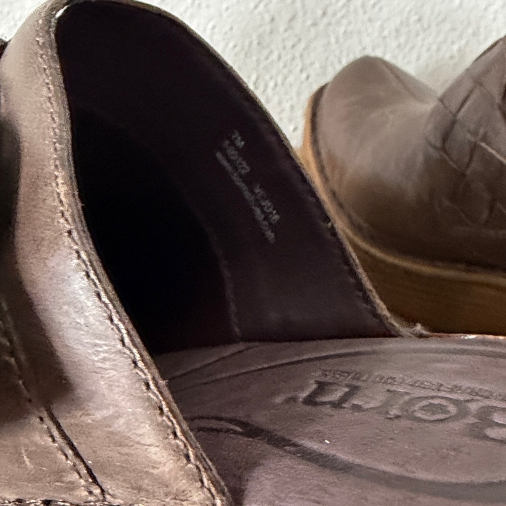 Born Mahal Mule Leather Clog Shoes Womens 7 - Picture 6 of 7